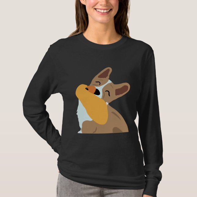 Camiseta Corgi Sticker (Frente)
