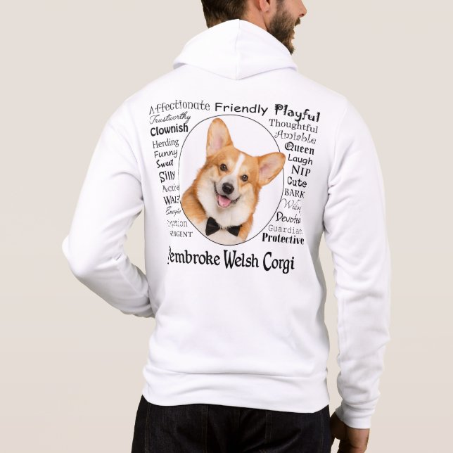 Camiseta Corgi Traits Hoodie (Verso)