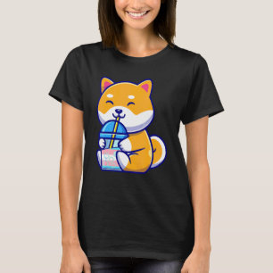Camiseta Corgi Transgênero Bubble Tea Corgi Transgênero Bol
