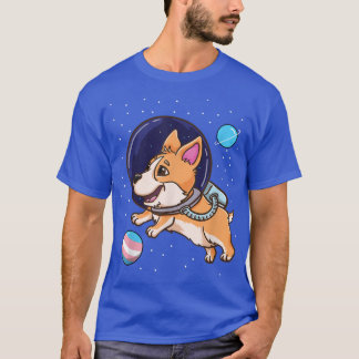 Camiseta Corgi Transgênero No Orgulho Trans Espacial 1336