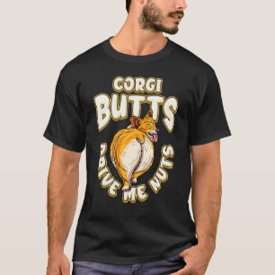 Camiseta Corgi Traseros Me Fazem Ficar Louco Corgi