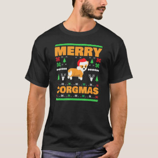 Camiseta Corgi Ugly Christmas