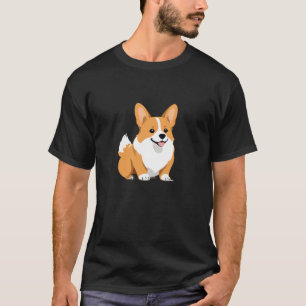 Camiseta Corgi Vetor Art Animal Modern Urban Graphic Pet