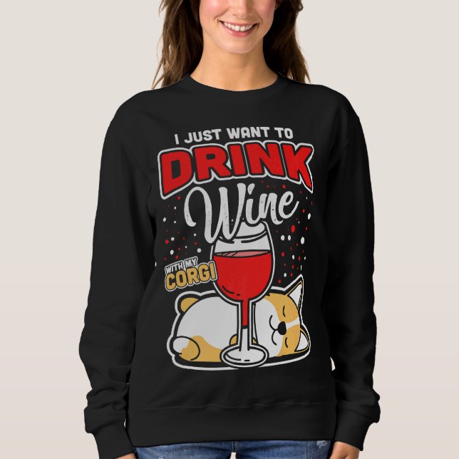 Camiseta Corgi Wine (Frente)
