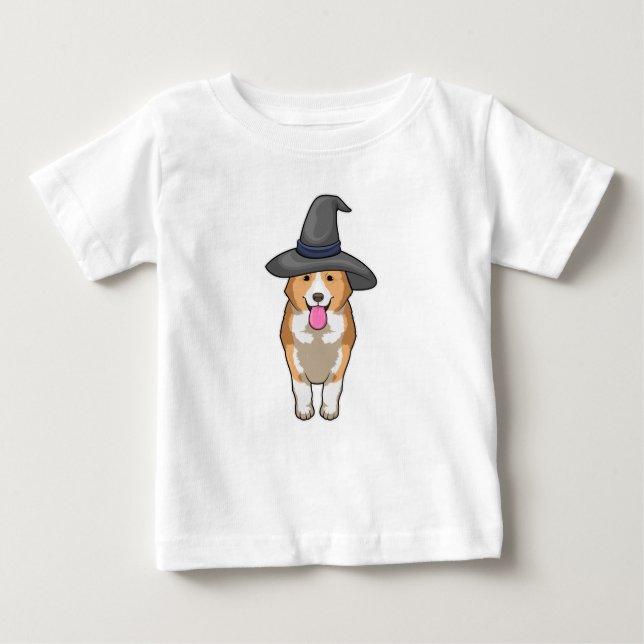 Camiseta Corgi Witch (Frente)
