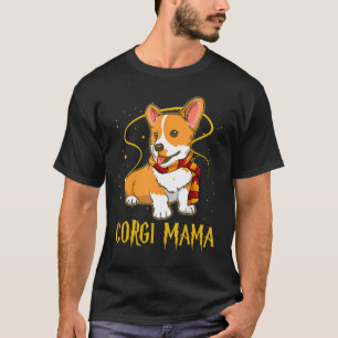 Camiseta Corgi Women Girls Puppy Mãe Cachorro Mamãe