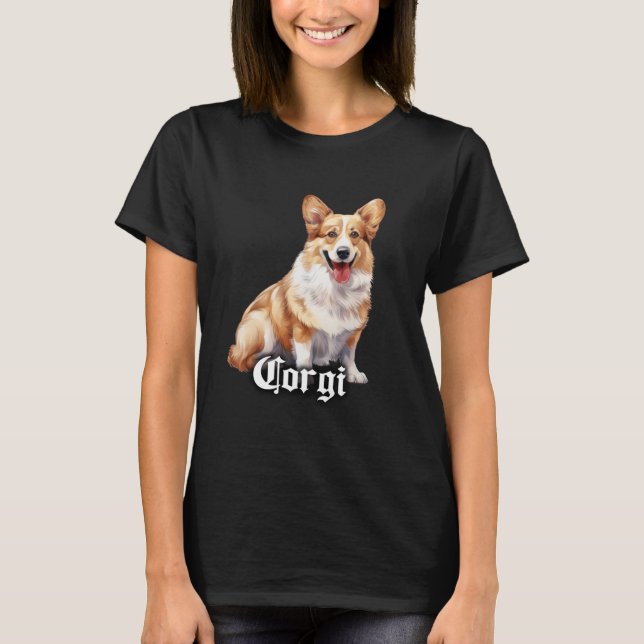 Camiseta Corgi x Cão Corgi Galês (Frente)