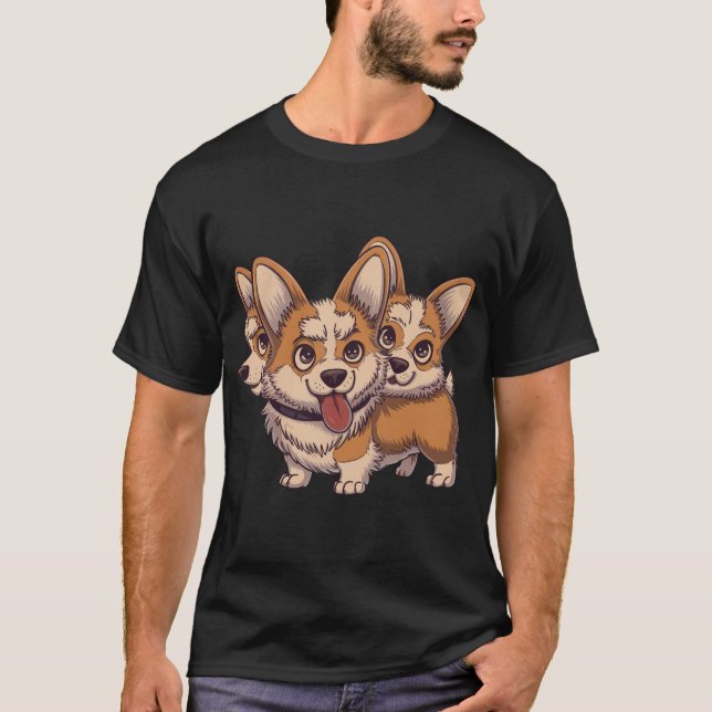 Camiseta Corgiberus - The Sweet Guardian (Frente)