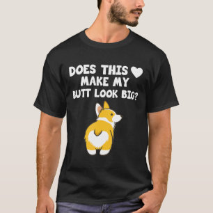 Camiseta Corgis Cachorro Este Coração Faz Minha Bunda Parec