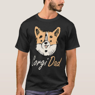 Camiseta Corgis de Cachorro Proprietário do Melhor Pai do C