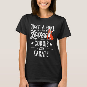 Camiseta Corgis E Karatê