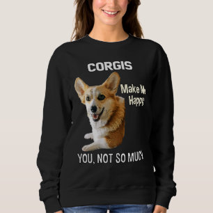 Camiseta Corgis Me Faz Feliz Você Não Tanta Arte De Cachorr