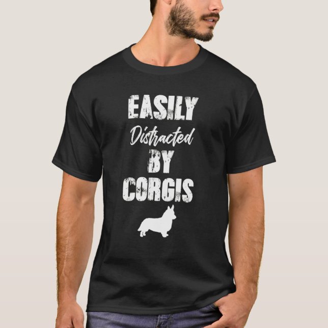 Camiseta Corgis Womens Mens (Frente)