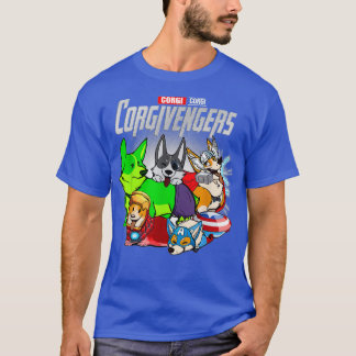 Camiseta Corgivengers Engraçado Cachorro Corgi Gift