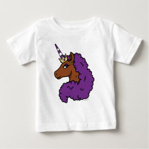 Camiseta Coringa Afro Unicórnio