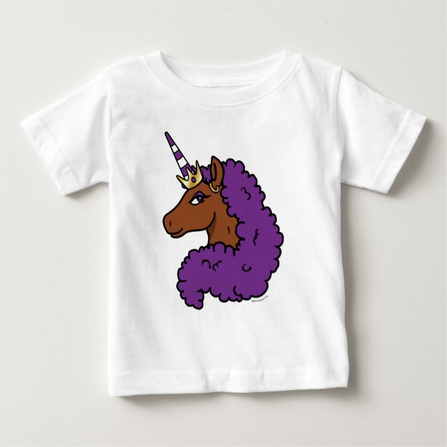 Camiseta Coringa Afro Unicórnio (Frente)