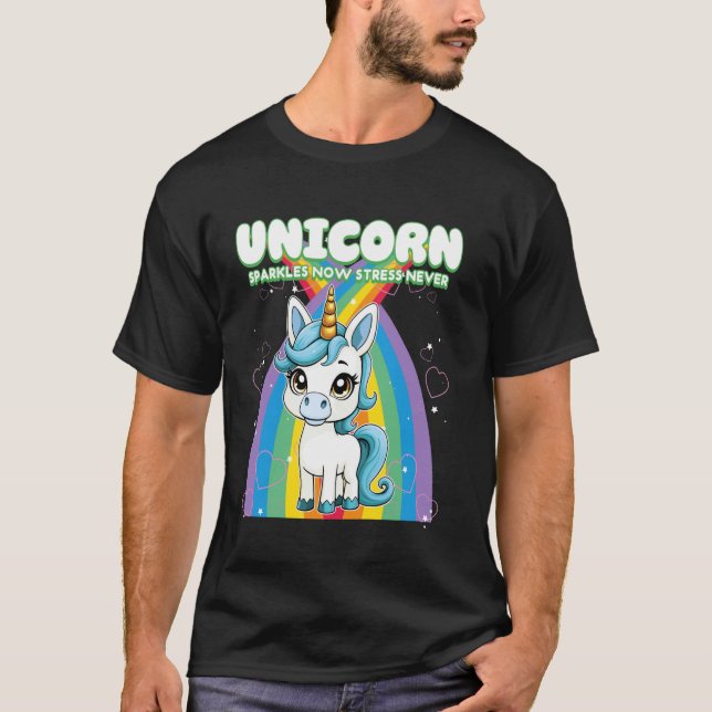 Camiseta Coringa Brilhos Agora Estresse Nunca Coringa (Frente)