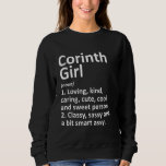 Camiseta Corinth Girl Tx Texas Funny City Roots<br><div class="desc">Corinto Girl Tx Texas Funny City Roots.</div>
