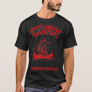 CAMISETA CORK ESTABELECIDO 600 AD RED FONT