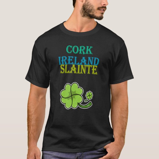 Camiseta Cork, Irlanda, Slainte St Patty's Day Sarcastic Jo (Frente)