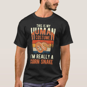 Camiseta Corn Cobra Humano Costume Halloween Corn Cobra