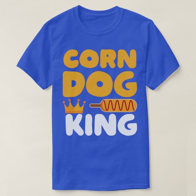 Camiseta Corn dog King (Frente do Design)