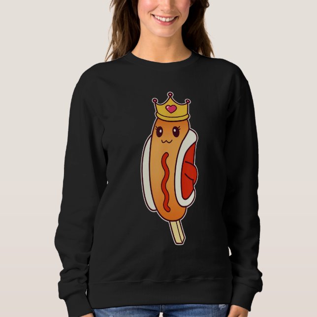 Camiseta Corn Dog Queen   Foodie (Frente)