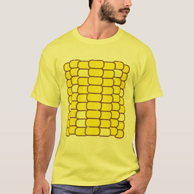 Camiseta Corn Halloween Figurume Engraçado Foodie Farmer Me (Frente)