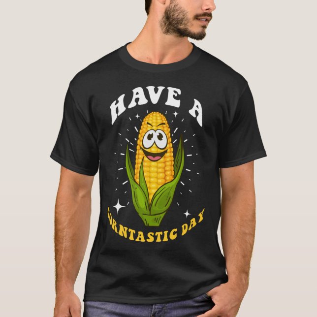 Camiseta Corn Say Tem Um Dia Corntasmado (Frente)