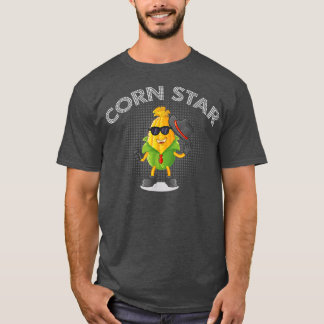 Camiseta Corn Star Corn com vegetação saudável