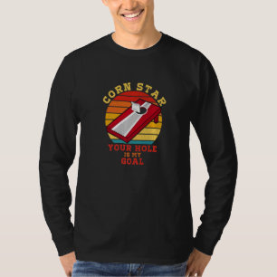Camiseta Corn Star O Seu Buraco É O Meu Novo Jogo Da Cornua