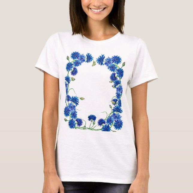 Camiseta Cornais de aquarela (Frente)
