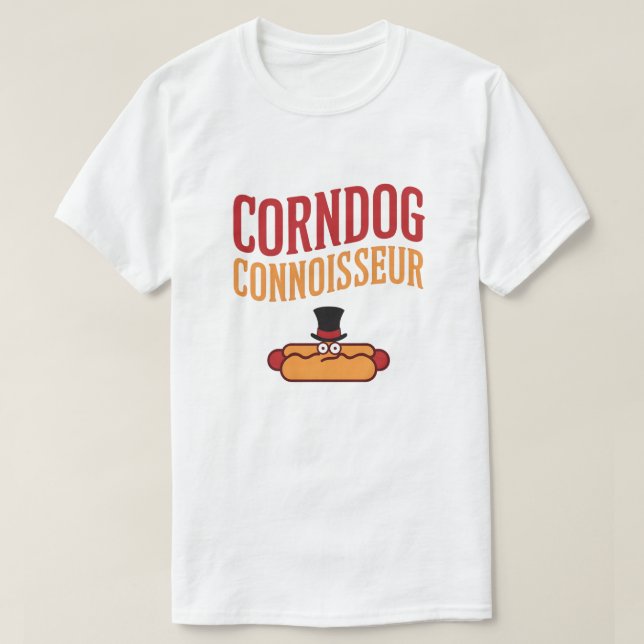 Camiseta Corndog Connoisseur (Frente do Design)