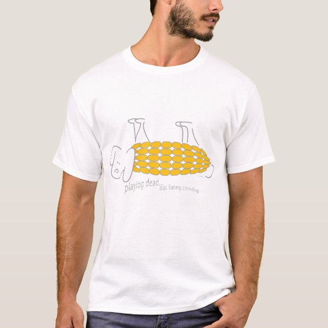 Camiseta CornDog joga o morto (Frente)