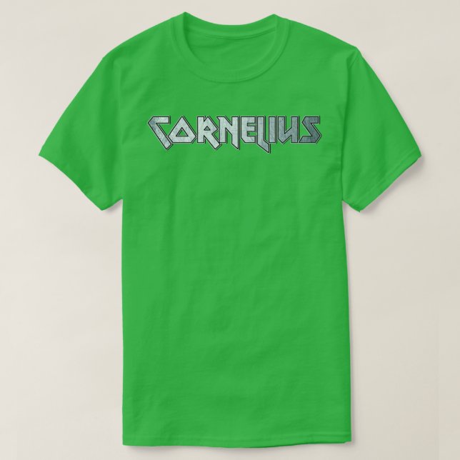 Camiseta Cornelius de metal pesado (Frente do Design)