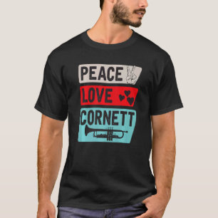 Camiseta Cornetto Cornett Player de Instrumentos Musicais C