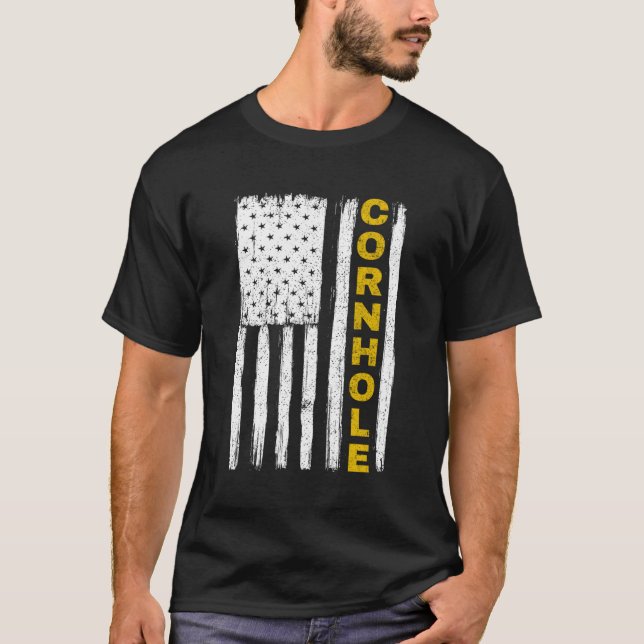 Camiseta Cornhole 4 De Julho (Frente)