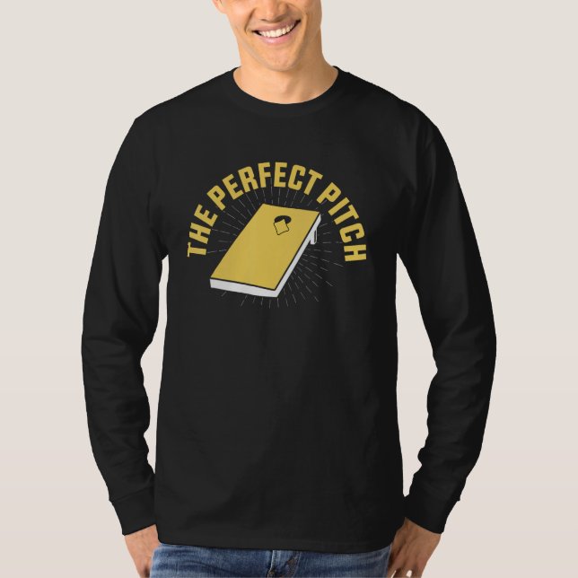 Camiseta Cornhole Apperal The Perfect Pitch Cornhole 2 (Frente)