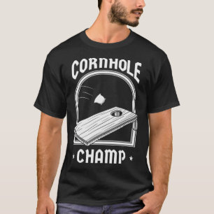 Camiseta Cornhole Bean Bolsas Sack Toss Conselho Game Champ