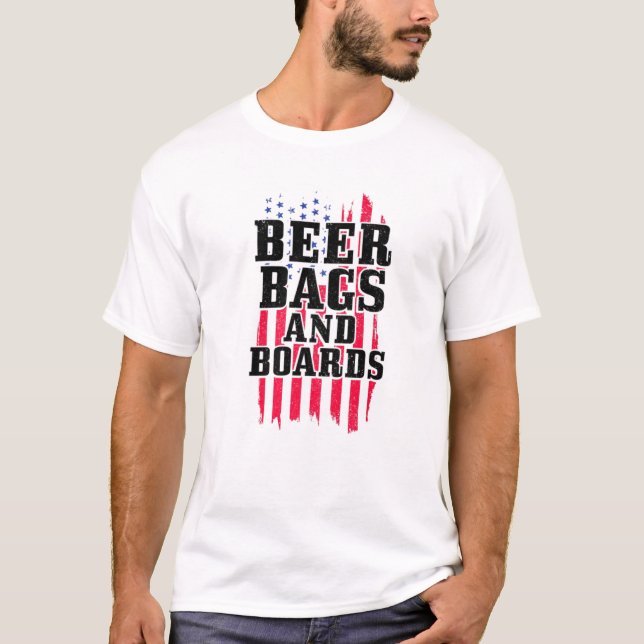 Camiseta Cornhole Beer Bags (Frente)