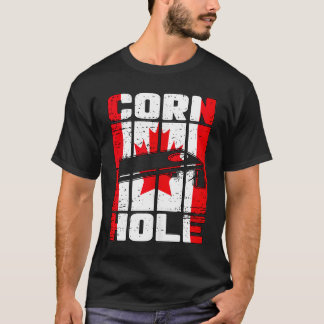 Camiseta Cornhole board bags Canada flag Canadian  men wome
