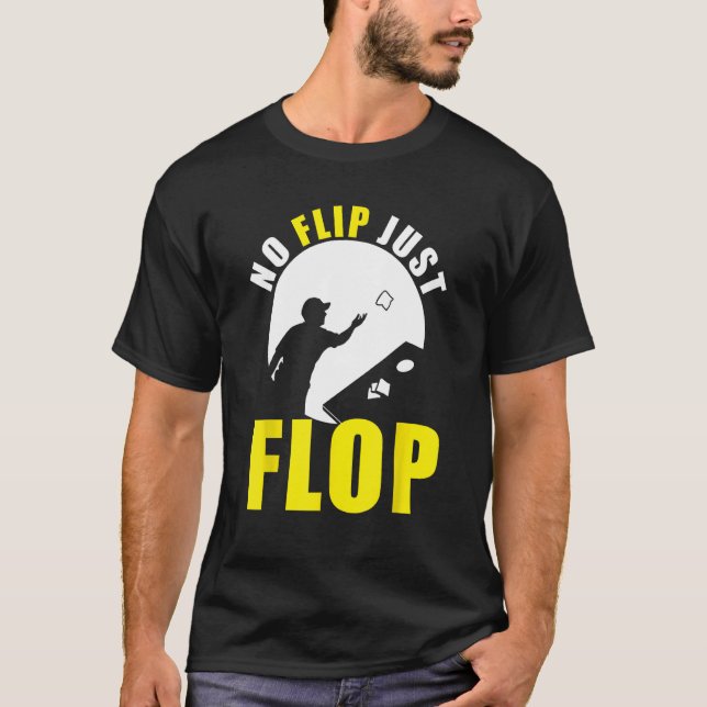 Camiseta Cornhole Buraco de Milho Sem Virar Só Flop (Frente)