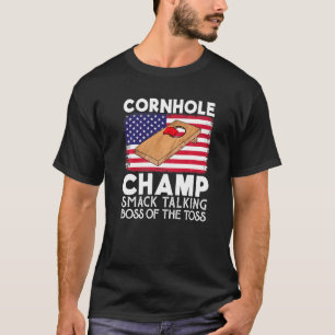Camiseta Cornhole Champ Smack Talking Boss Do Toss Cor