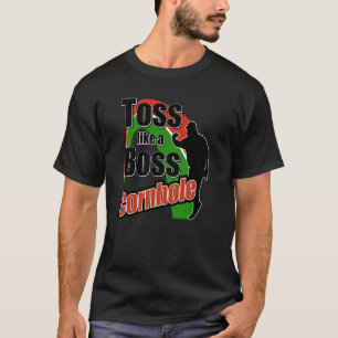 Camiseta Cornhole Champ Toss Like a Boss for Cornstar