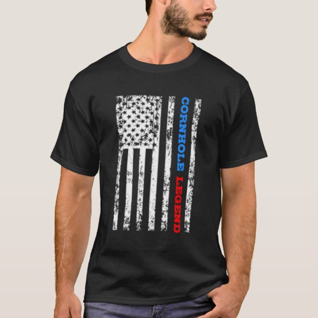 Camiseta Cornhole Champion Bean Bag Corn Toss (Frente)