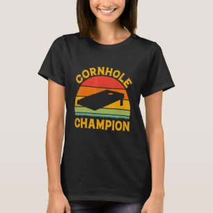 Camiseta Cornhole Champion Cornhole Equipe Mens Women