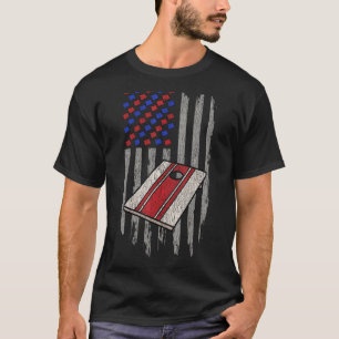 Camiseta Cornhole Corn Hole Patriótico 1