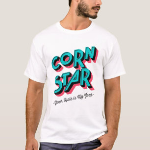 Camiseta Cornhole Corn Star Seu Buraco É Meu Milho Engraç
