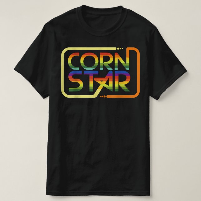Camiseta Cornhole Corn Star Tee Cornhole Tee (Frente do Design)
