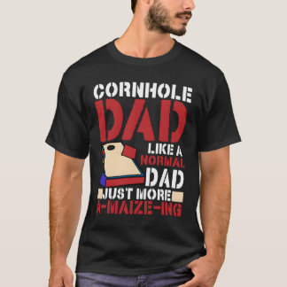 Camiseta Cornhole Dad Normal Dad Just A-Maize-Ing Corn Hole